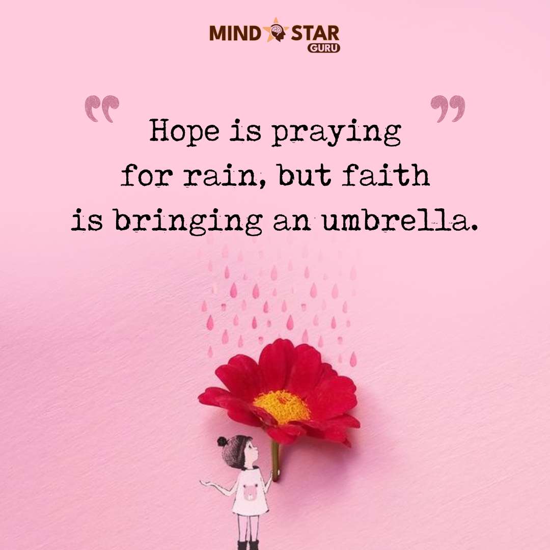 Hope is praying for rain