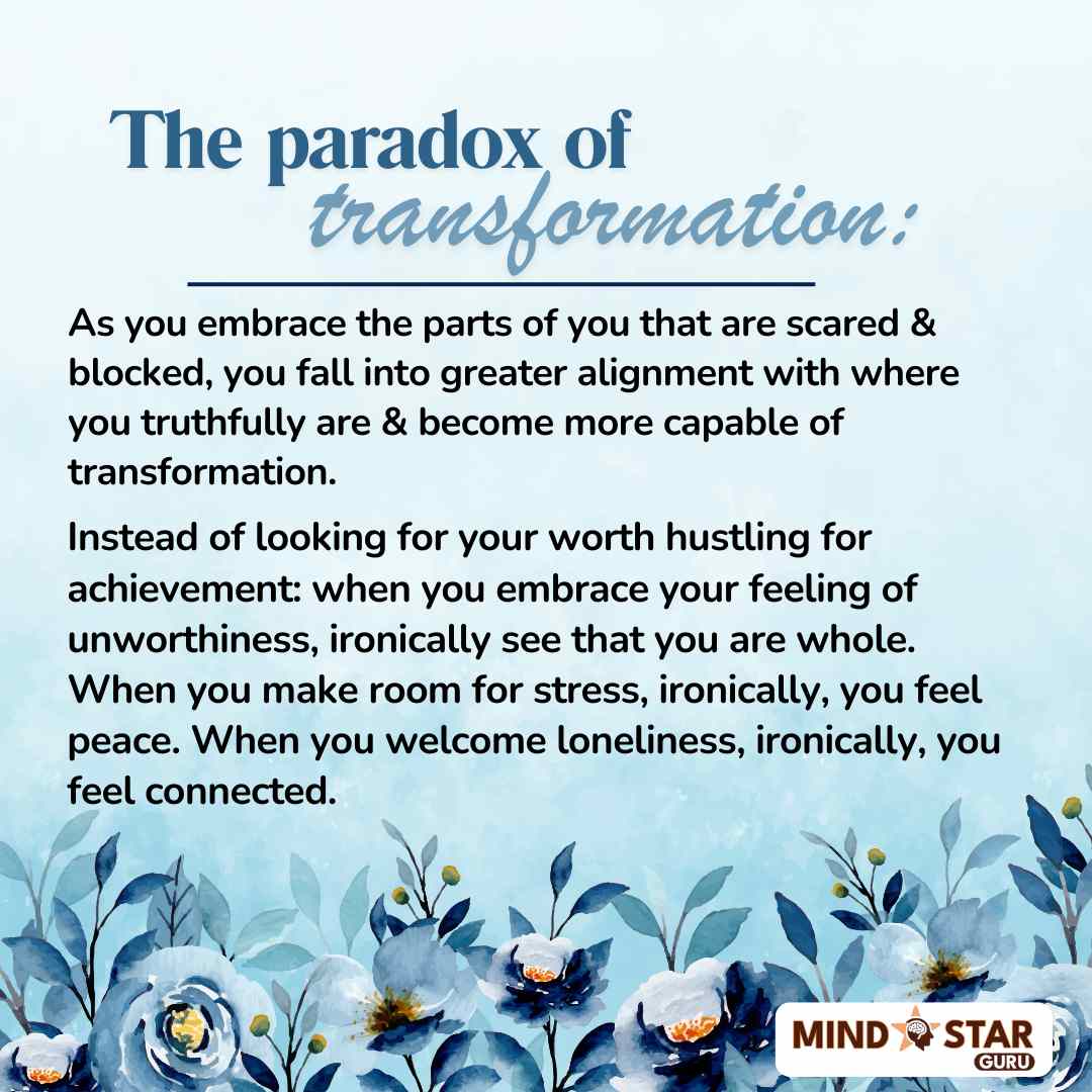 The paradox of transformation